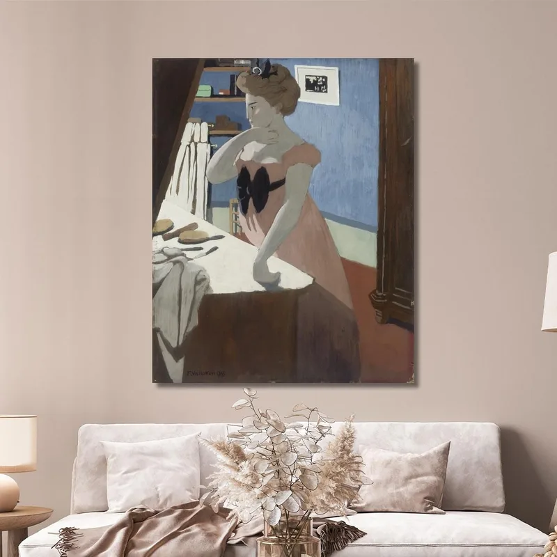 Misia An Ihrer Frisur Misia An Ihrem Schminktisch Félix Vallotton