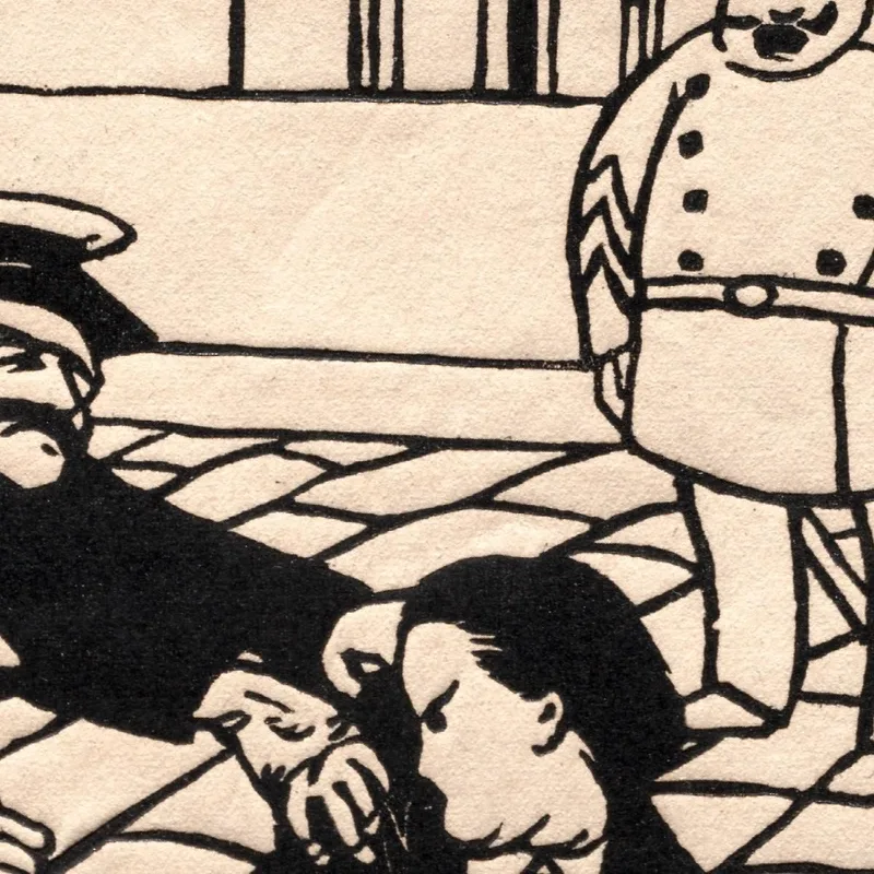 L'Anarchico Félix Vallotton quadro stampa su tela