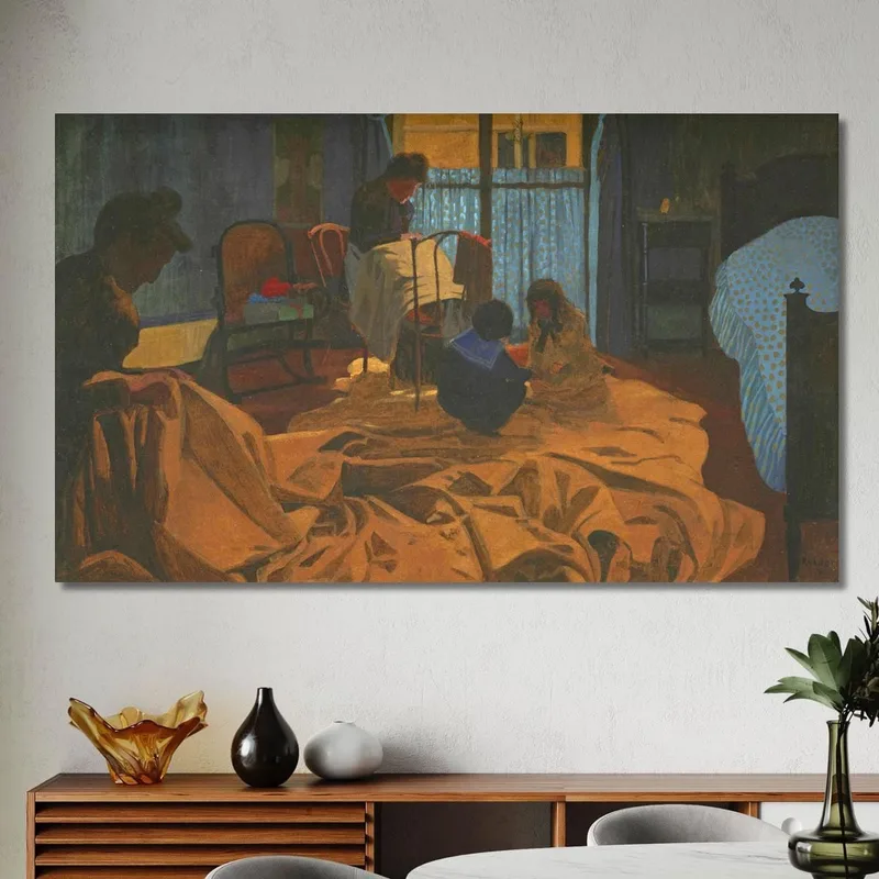 La Stanza Blu Della Lavandaia Félix Vallotton quadro stampa su tela
