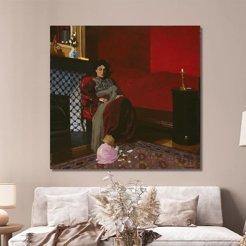 Das Rote Zimmer Etretat Félix Vallotton
