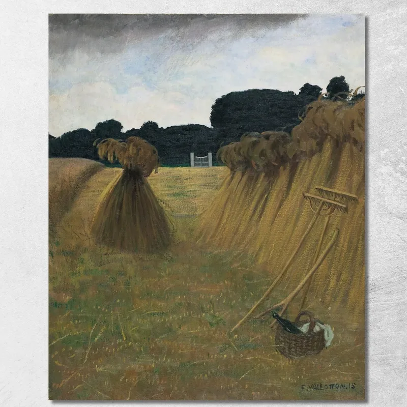 Las Gavillas Félix Vallotton cuadro en lienzo