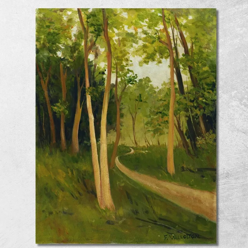 Pista En El Bois De Boulogne Félix Vallotton cuadro en lienzo