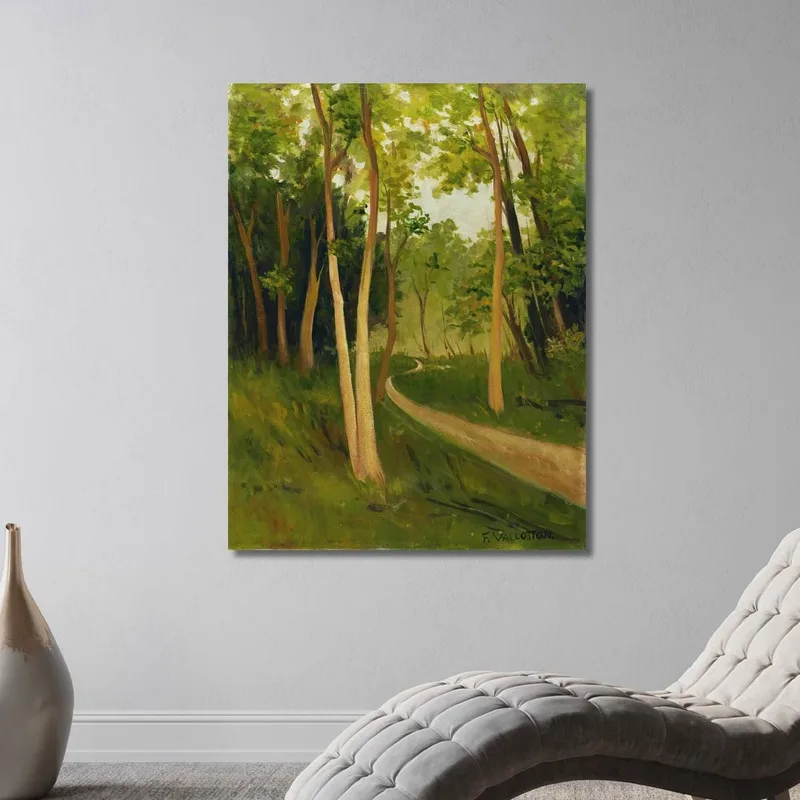 Pista Nel Bois De Boulogne Félix Vallotton quadro stampa su tela