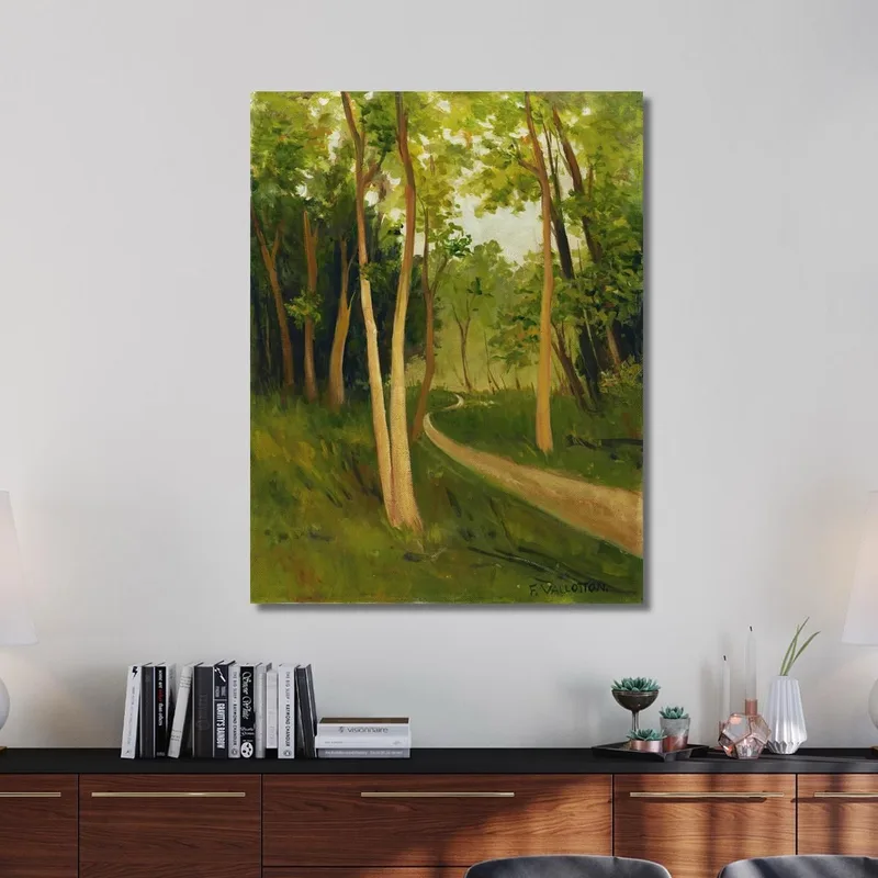Pista Nel Bois De Boulogne Félix Vallotton quadro stampa su tela