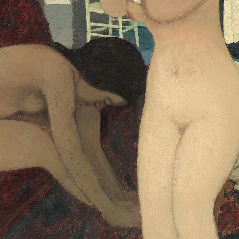 Donne Alla Loro Toilette Félix Vallotton quadro stampa su tela