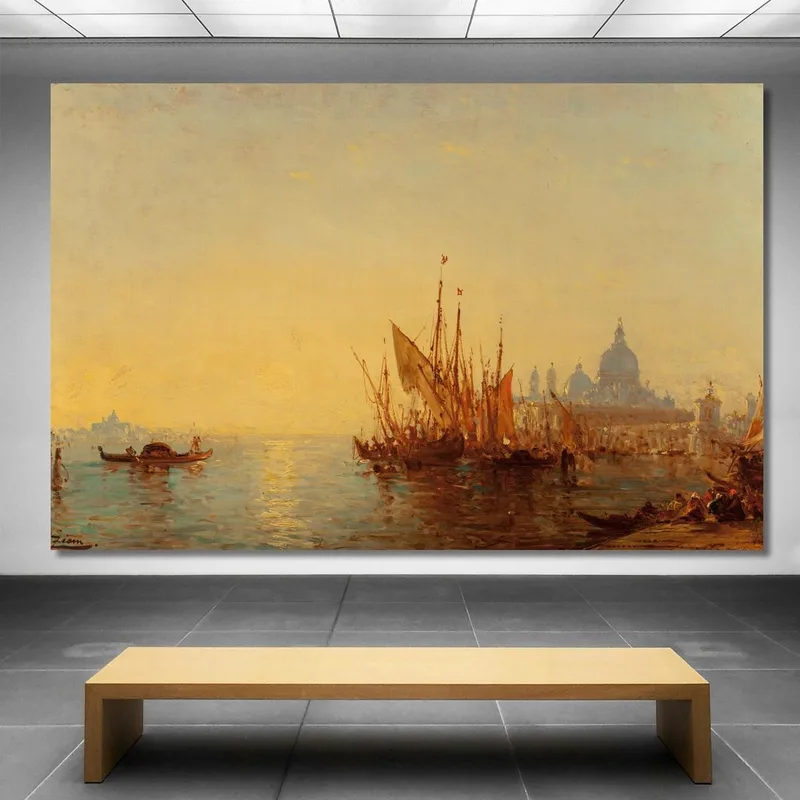 Bacino Di San Marco Félix Ziem