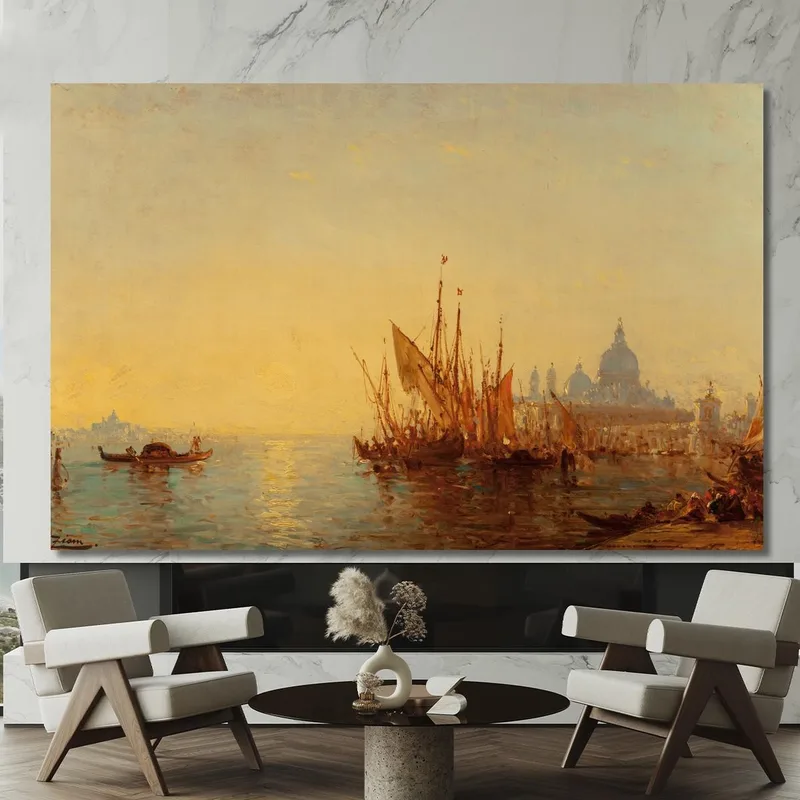 Bacino Di San Marco Félix Ziem