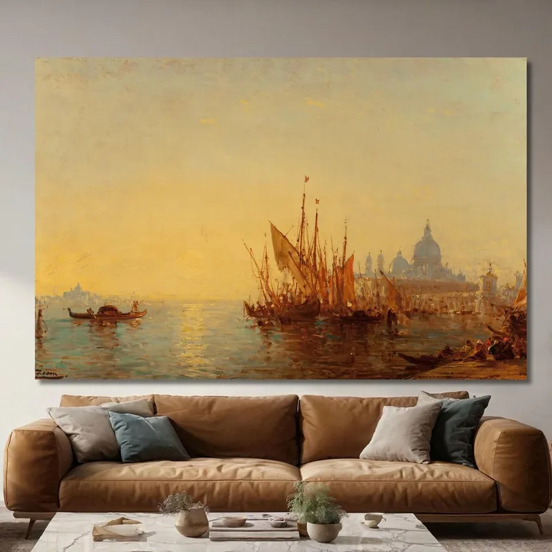 Bacino Di San Marco Félix Ziem