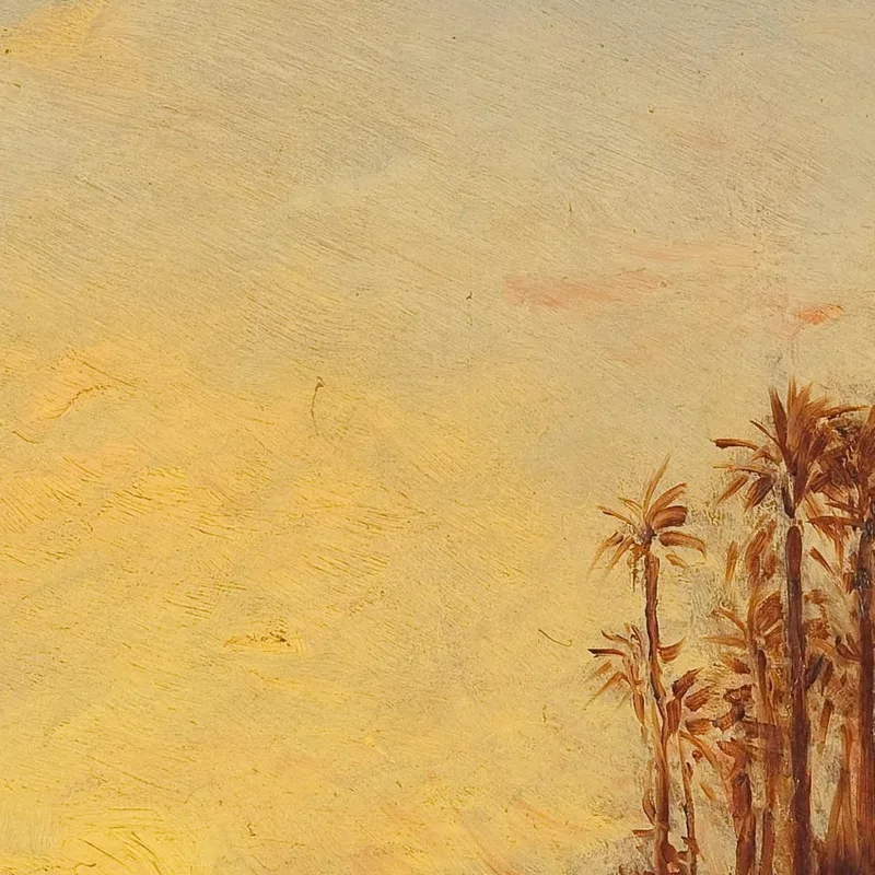 Khartoum Coucher De Soleil Félix Ziem