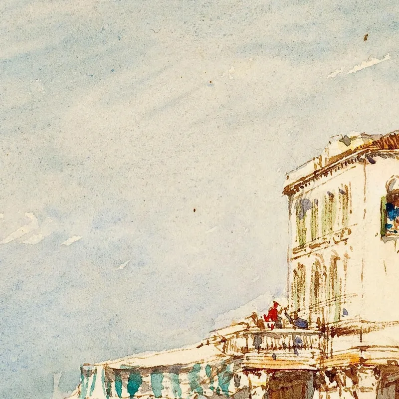 The Customs House In Venice Félix Ziem
