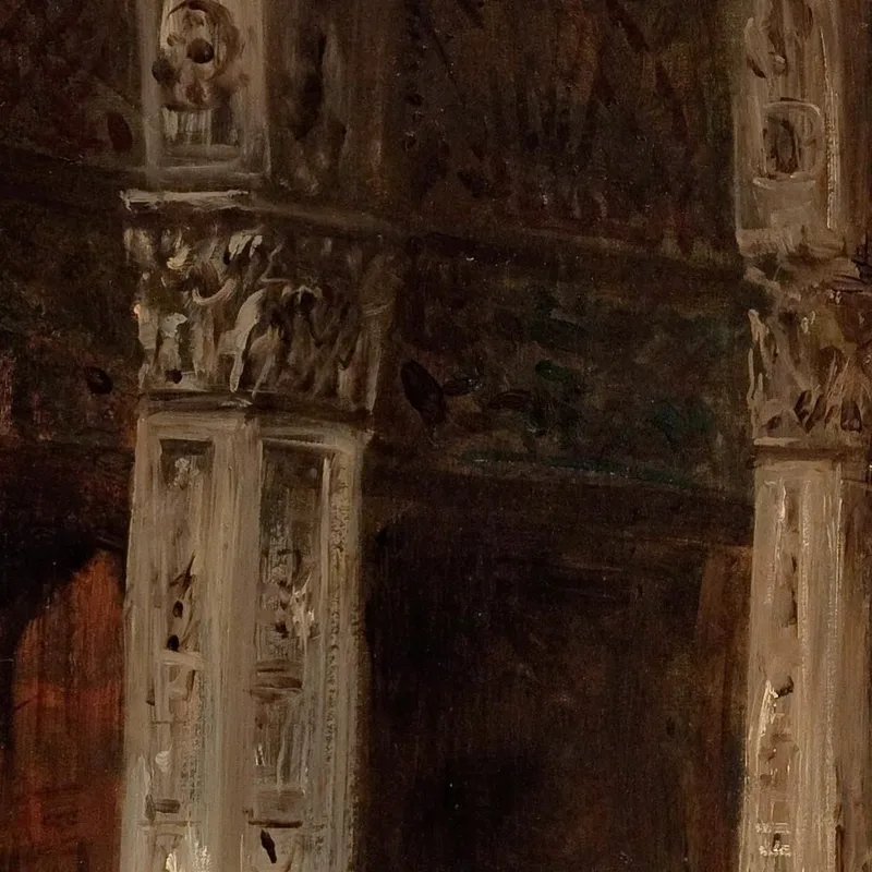 The Departure From The Doge'S Palace Under The Bridge Of Sighs Félix Ziem