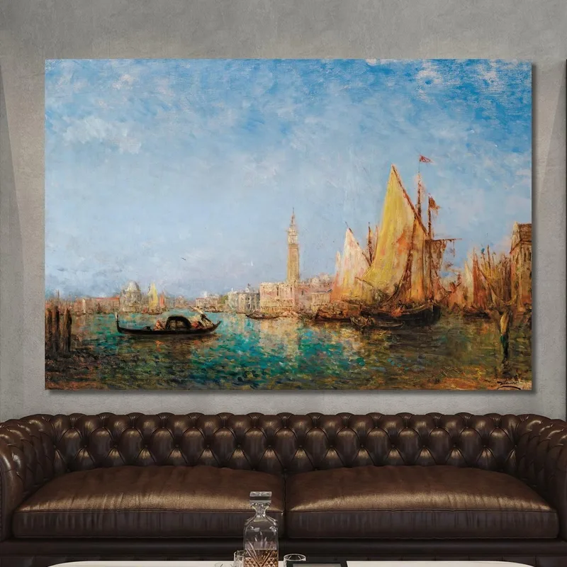 Der Dogenpalast In Venedig Félix Ziem
