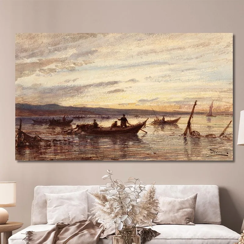 Los Pescadores De Martigues Félix Ziem