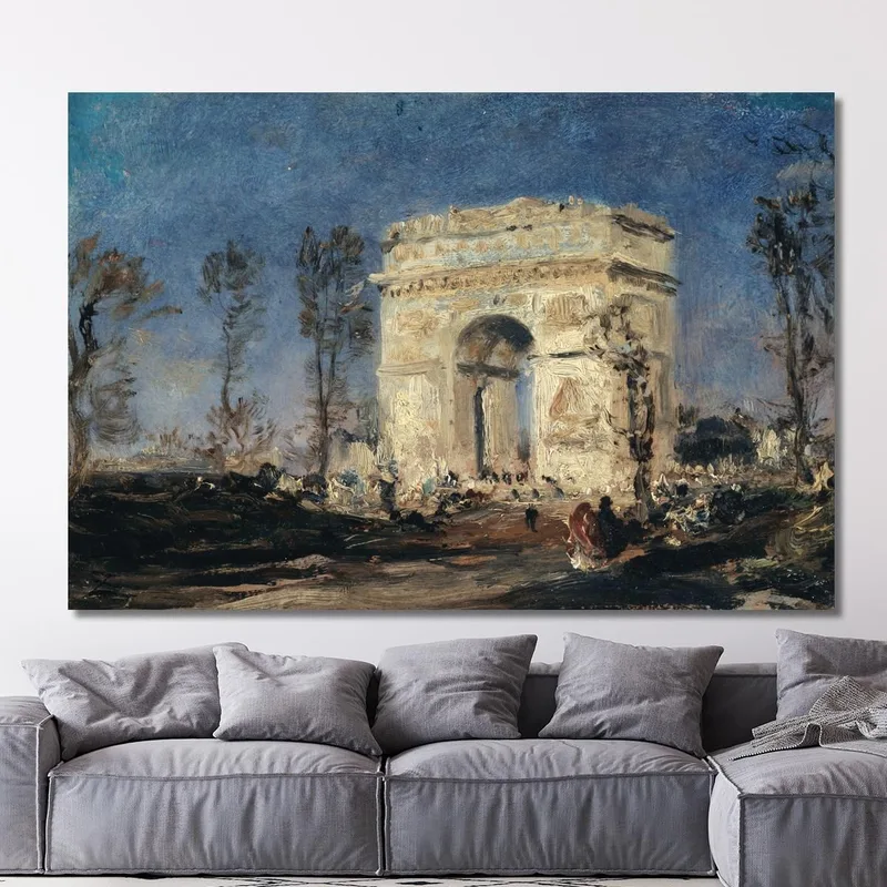 The Arc De Triomphe De L'Étoile 8Th Arrondissement Félix Ziem