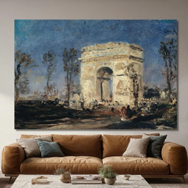 The Arc De Triomphe De L'Étoile 8Th Arrondissement Félix Ziem