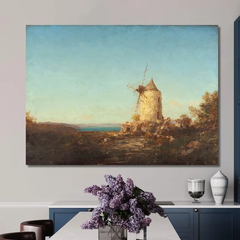 Molino De Saint-Mitre Cerca De Martigues Félix Ziem