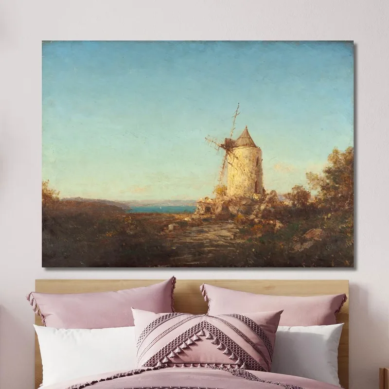 Molino De Saint-Mitre Cerca De Martigues Félix Ziem