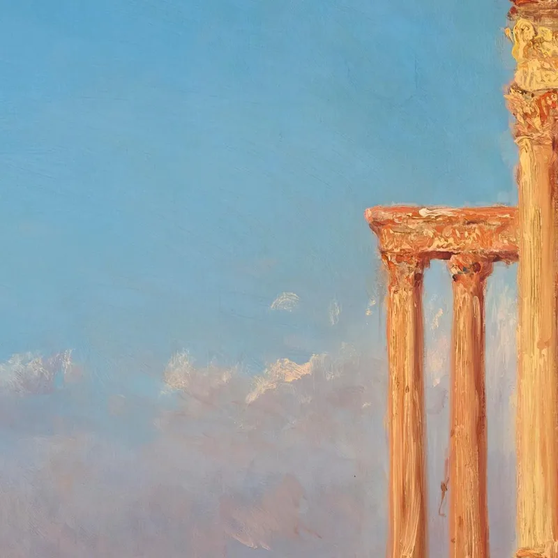 Ruinen Von Palmyra Félix Ziem
