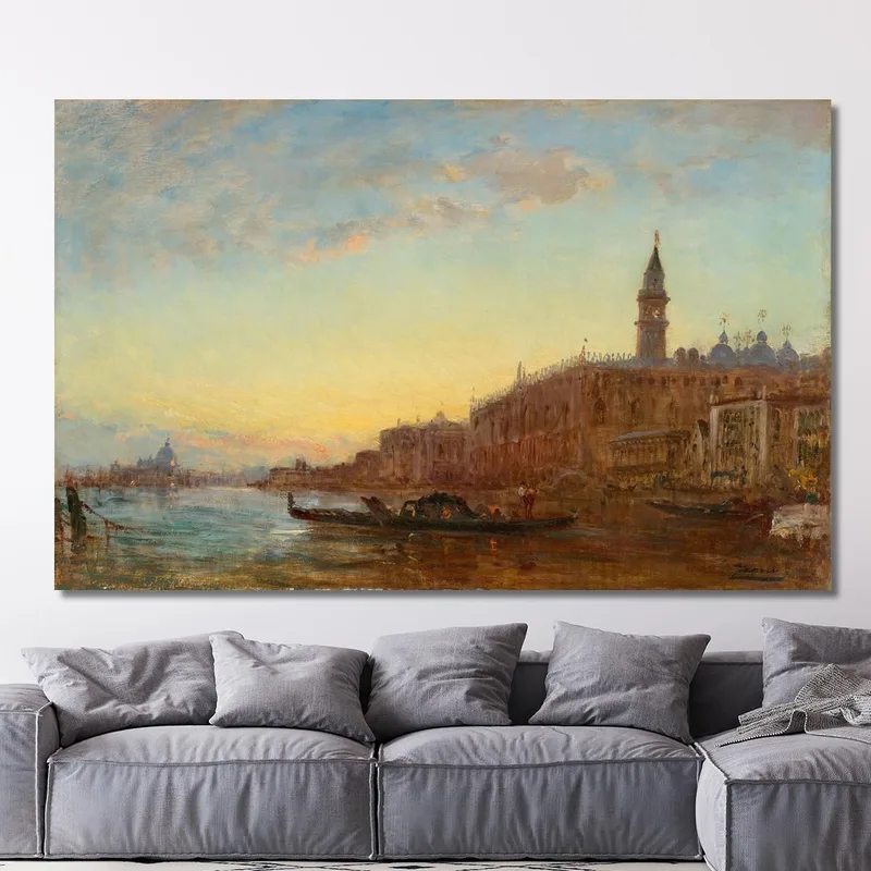 El Gran Canal En Venecia Félix Ziem