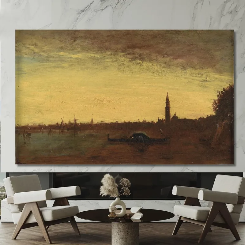 Venecia Al Crepúsculo Félix Ziem