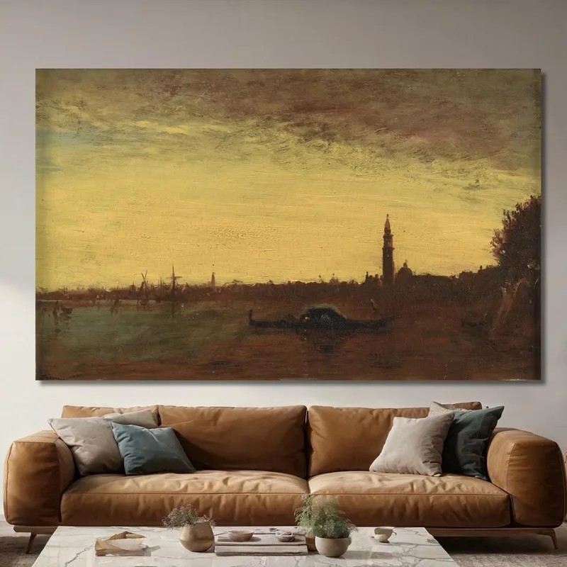 Venecia Al Crepúsculo Félix Ziem