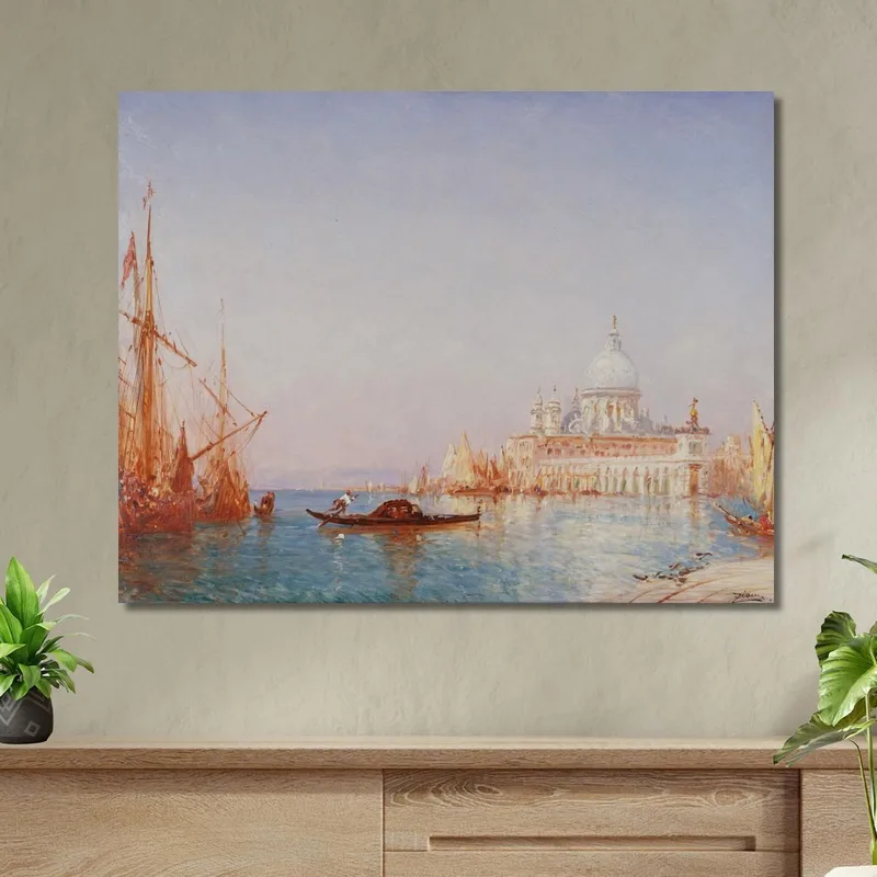 Venise La Salute. Effet De Matin Félix Ziem