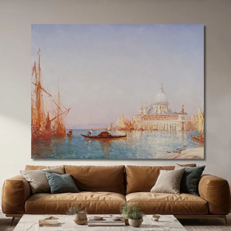 Venise La Salute. Effet De Matin Félix Ziem