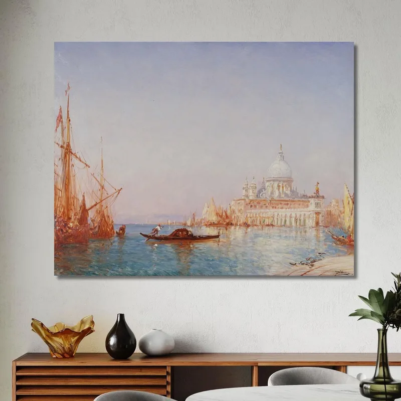 Venise La Salute. Effet De Matin Félix Ziem