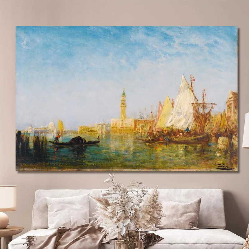 Ansicht Von Venedig Mit Dem Dogenpalast Félix Ziem