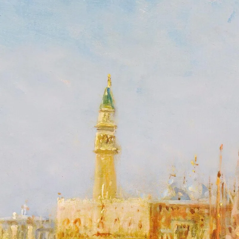 Ansicht Von Venedig Mit Dem Dogenpalast Félix Ziem