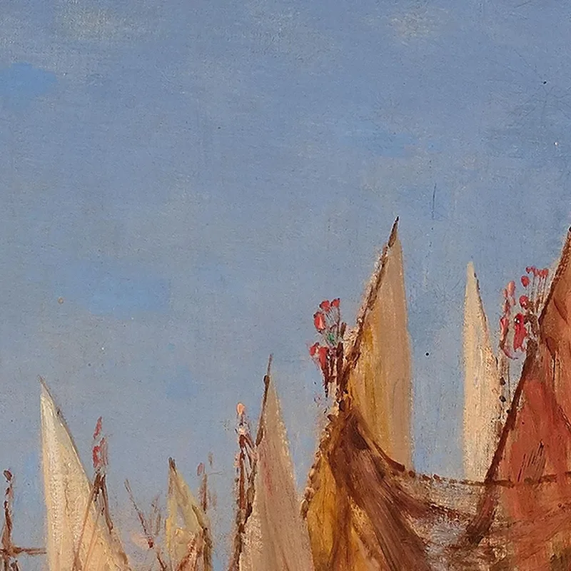 Veduta Di Venezia Con San Giorgio Maggiore Félix Ziem