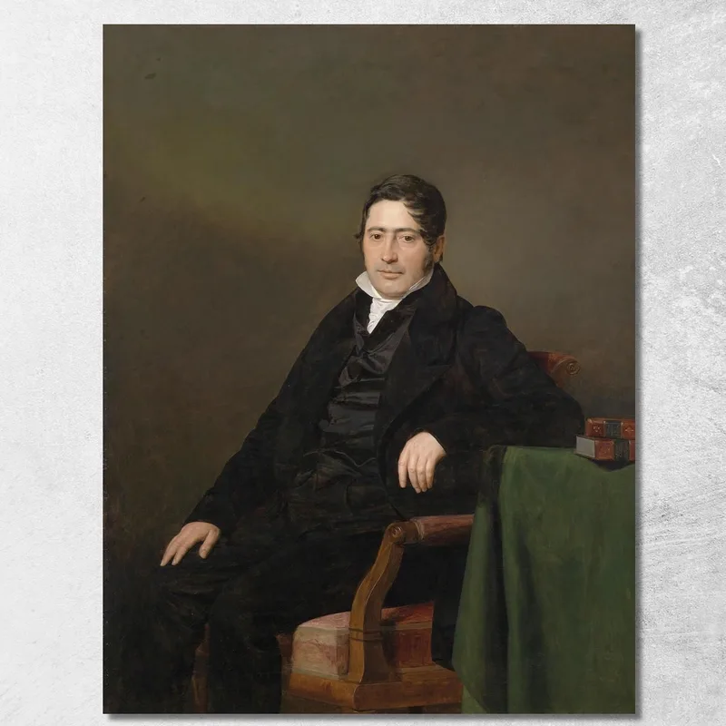 Ritratto Di Sigmund Caspar Fischer Ferdinand Georg Waldmüller quadro stampa su tela