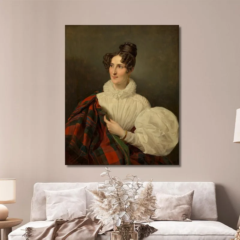 Dama Con Vestido Blanco Ferdinand Georg Waldmüller