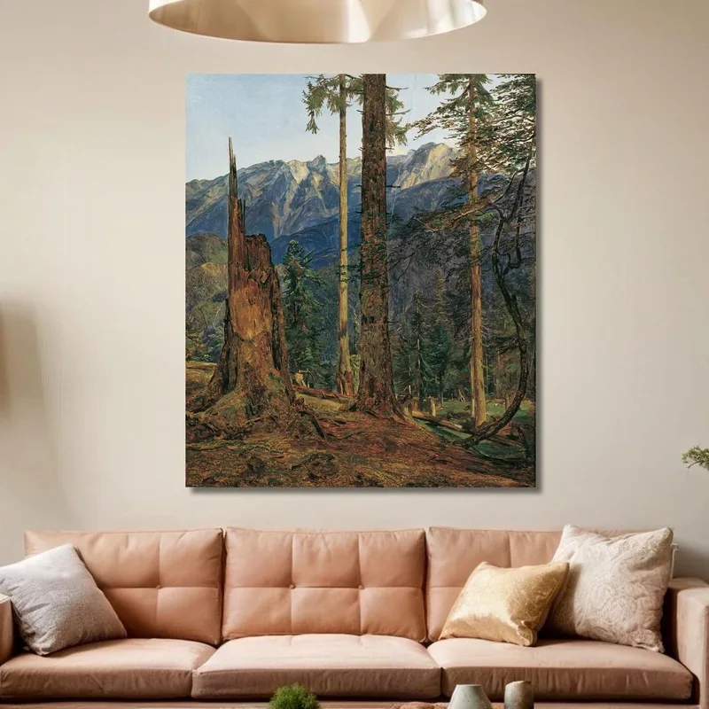 El Höllengebirge En Ischl Ferdinand Georg Waldmüller