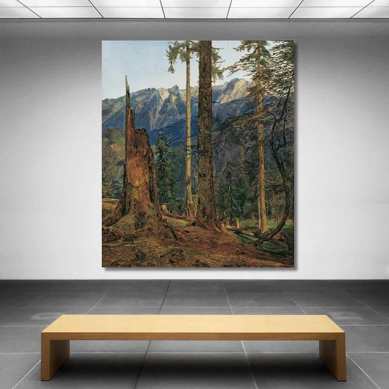 El Höllengebirge En Ischl Ferdinand Georg Waldmüller