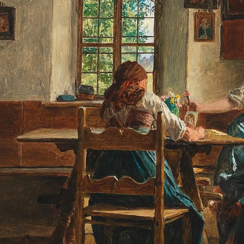 L'Adieu Ferdinand Georg Waldmüller
