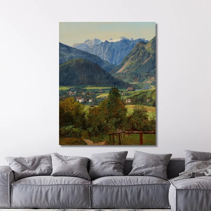 El Dachstein Desde El Sophien-Doppelblick En Ischl Ferdinand Georg Waldmüller