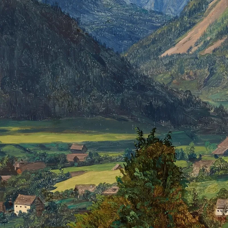 El Dachstein Desde El Sophien-Doppelblick En Ischl Ferdinand Georg Waldmüller