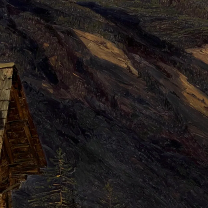 La Cabaña Alpina En Hoisenrad Cerca De Ischl Ferdinand Georg Waldmüller