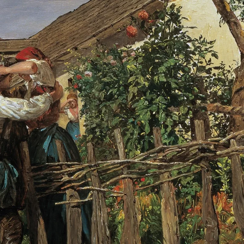Die Nachbarn Ferdinand Georg Waldmüller
