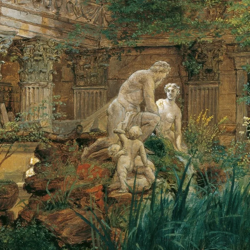 La Ruina Romana En Schönbrunn Ferdinand Georg Waldmüller