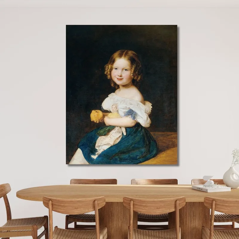Emilie Werner La Hija Del Matrimonio Johann Y Magdalena Werner Ferdinand Georg Waldmüller