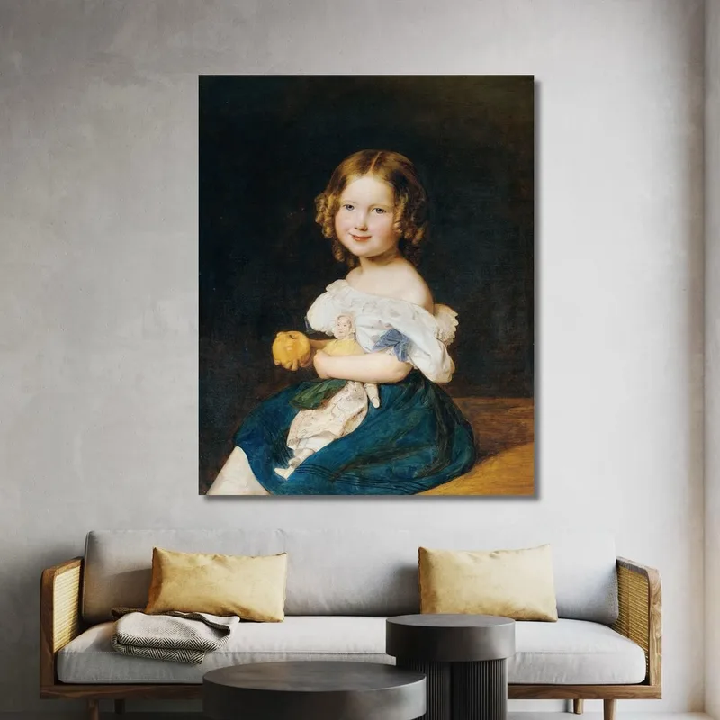 Emilie Werner La Hija Del Matrimonio Johann Y Magdalena Werner Ferdinand Georg Waldmüller