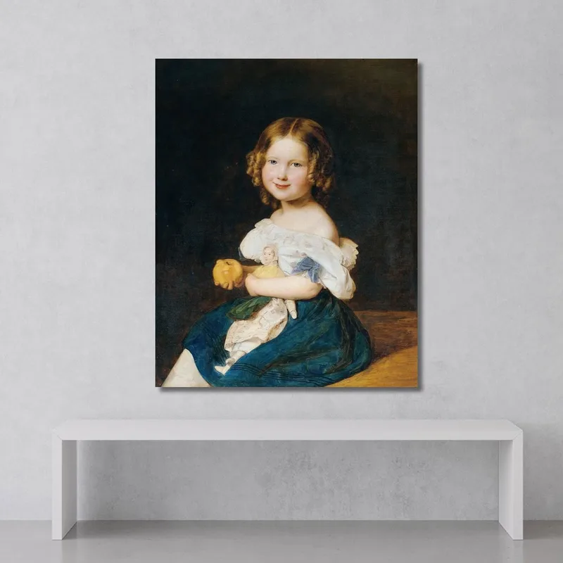 Emilie Werner La Hija Del Matrimonio Johann Y Magdalena Werner Ferdinand Georg Waldmüller