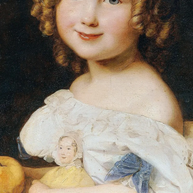Emilie Werner La Hija Del Matrimonio Johann Y Magdalena Werner Ferdinand Georg Waldmüller