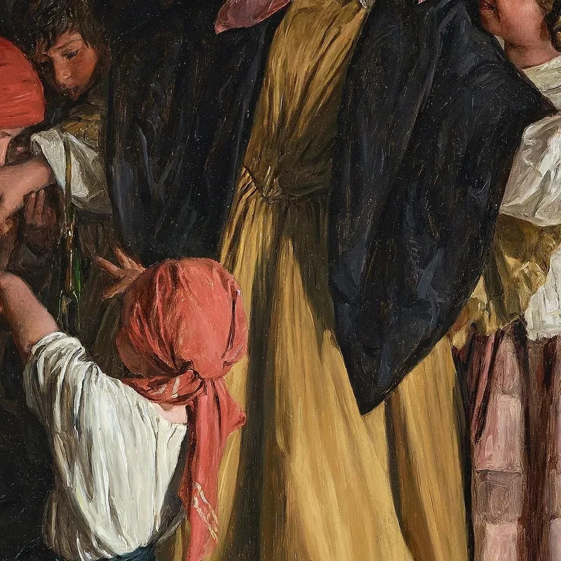 Despedida De La Madrina Después De La Confirmación Ferdinand Georg Waldmüller