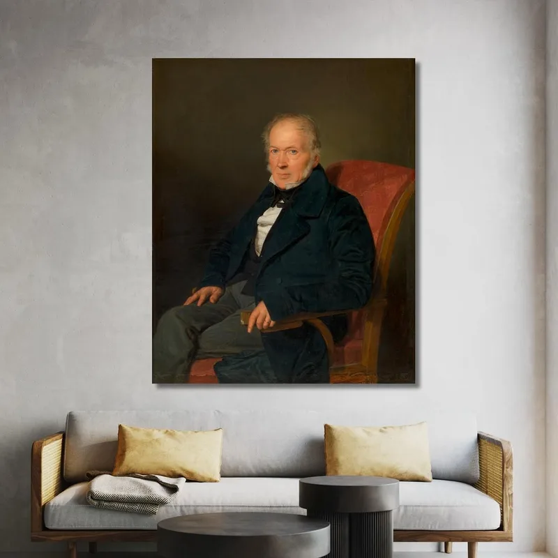 Johann Jakob Schwartz Von Mohrenstern Factory Director And Private Citizen Ferdinand Georg Waldmüller