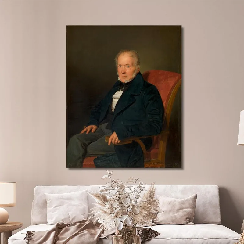 Johann Jakob Schwartz Von Mohrenstern Factory Director And Private Citizen Ferdinand Georg Waldmüller