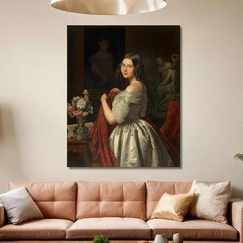 Joven Dama En Su Tocador Ferdinand Georg Waldmüller