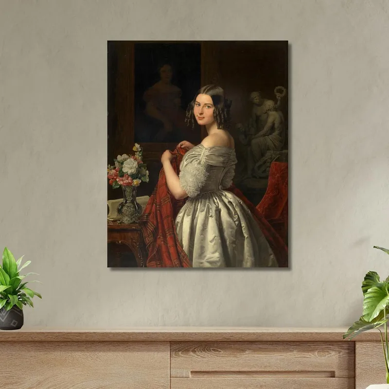 Joven Dama En Su Tocador Ferdinand Georg Waldmüller
